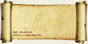 Isidor Stanojev vizit kartica